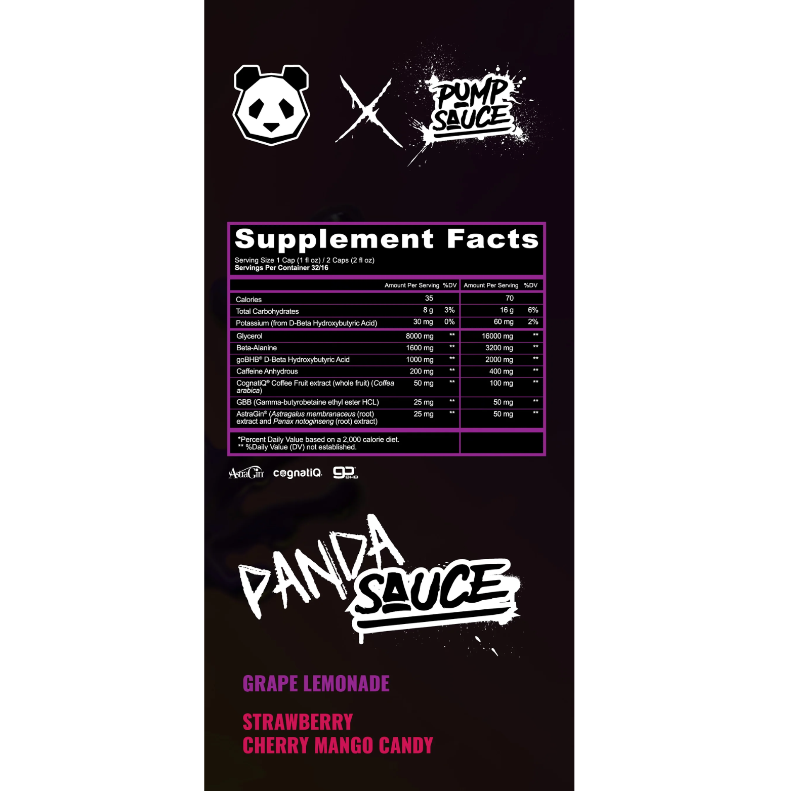 PANDA SAUCE (Panda x Pump Sauce Collab) - 32/16 Serving