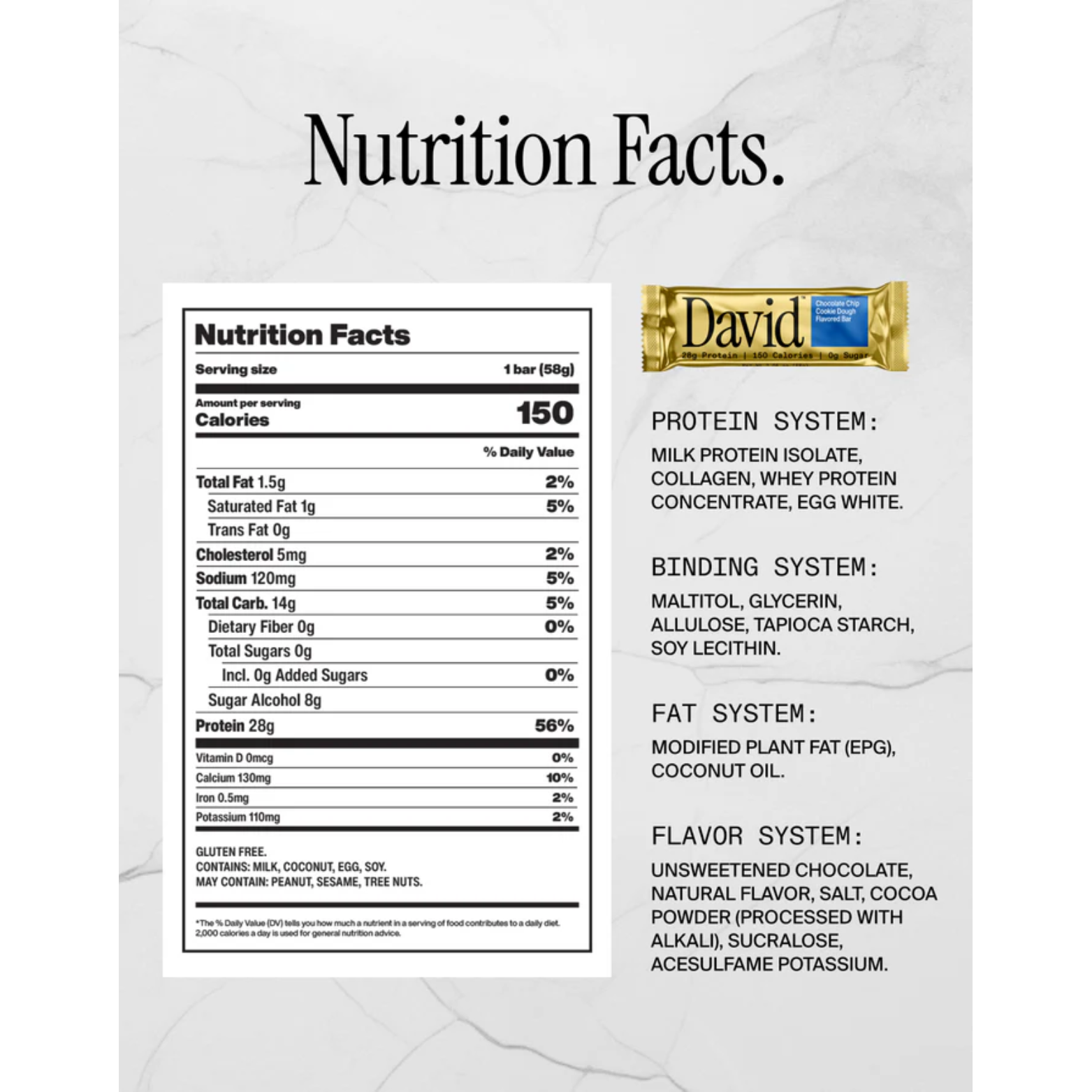 David Protein Bar