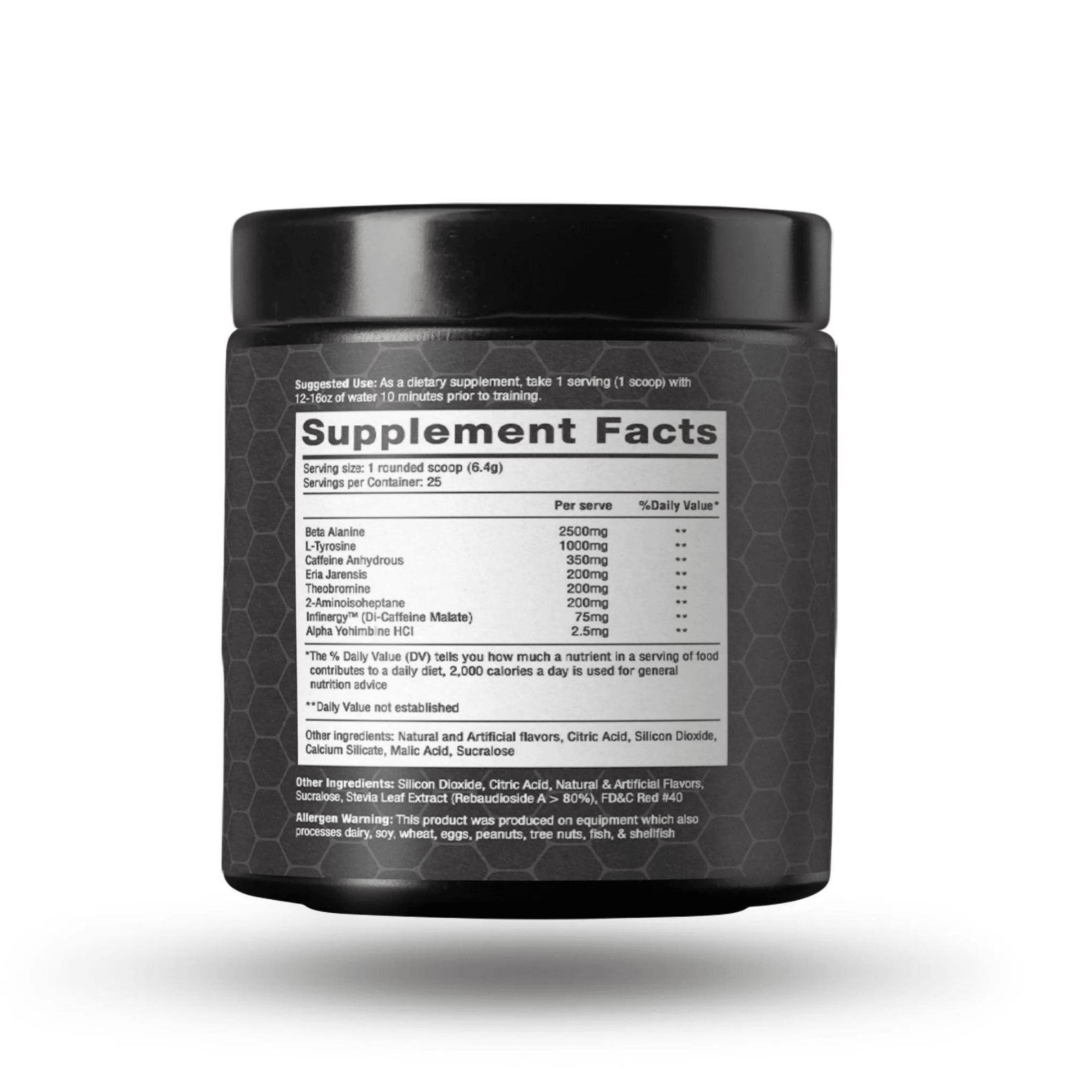 SHADOW BLACK PRE - 25 Servings - Competitive Edge Nutrition