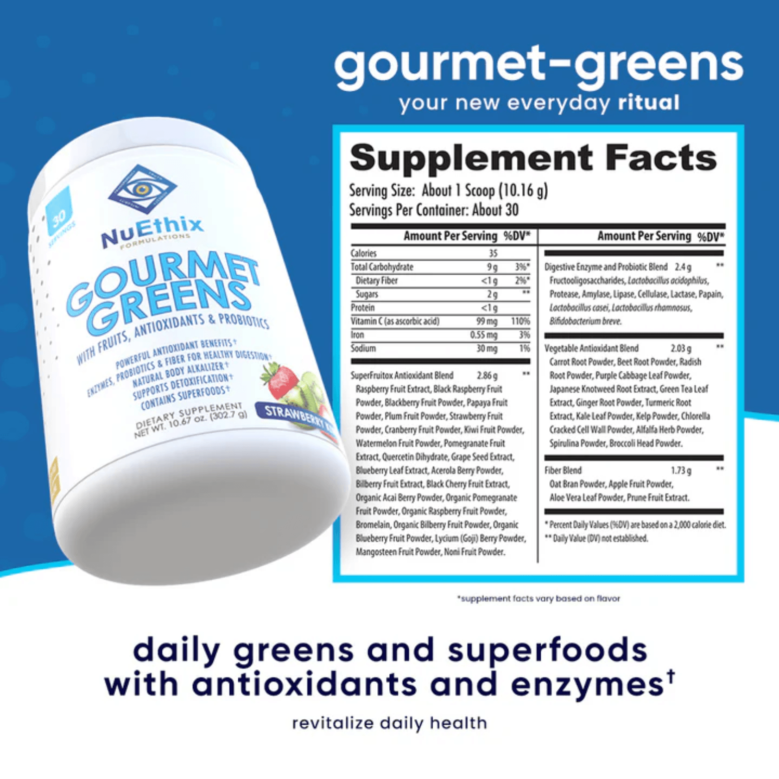 GOURMET GREENS - 27/30 Serving - Competitive Edge Nutrition