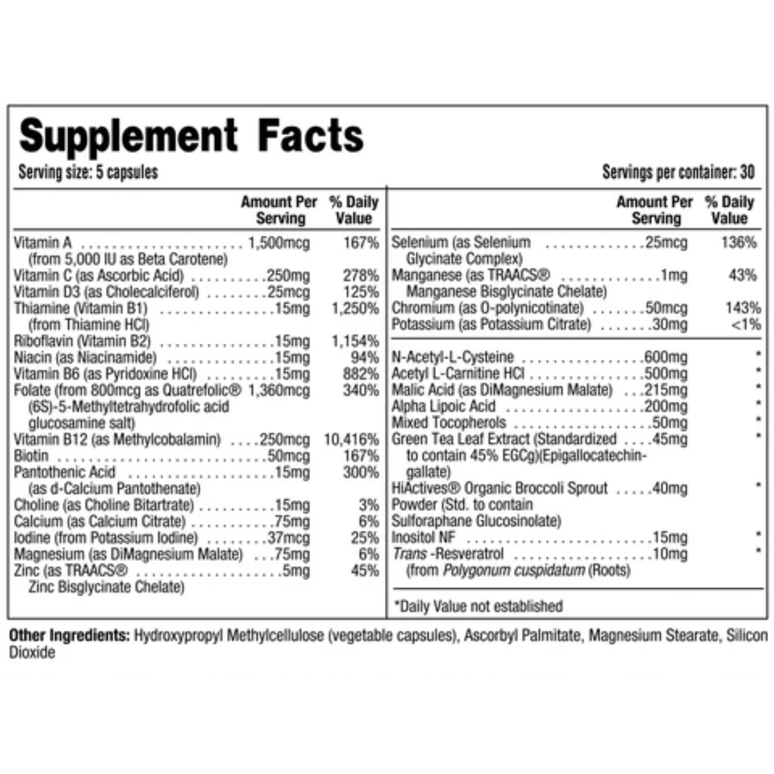 COMPREHENSIVE MULTI-VITAMIN - 30 Serving - Competitive Edge Nutrition