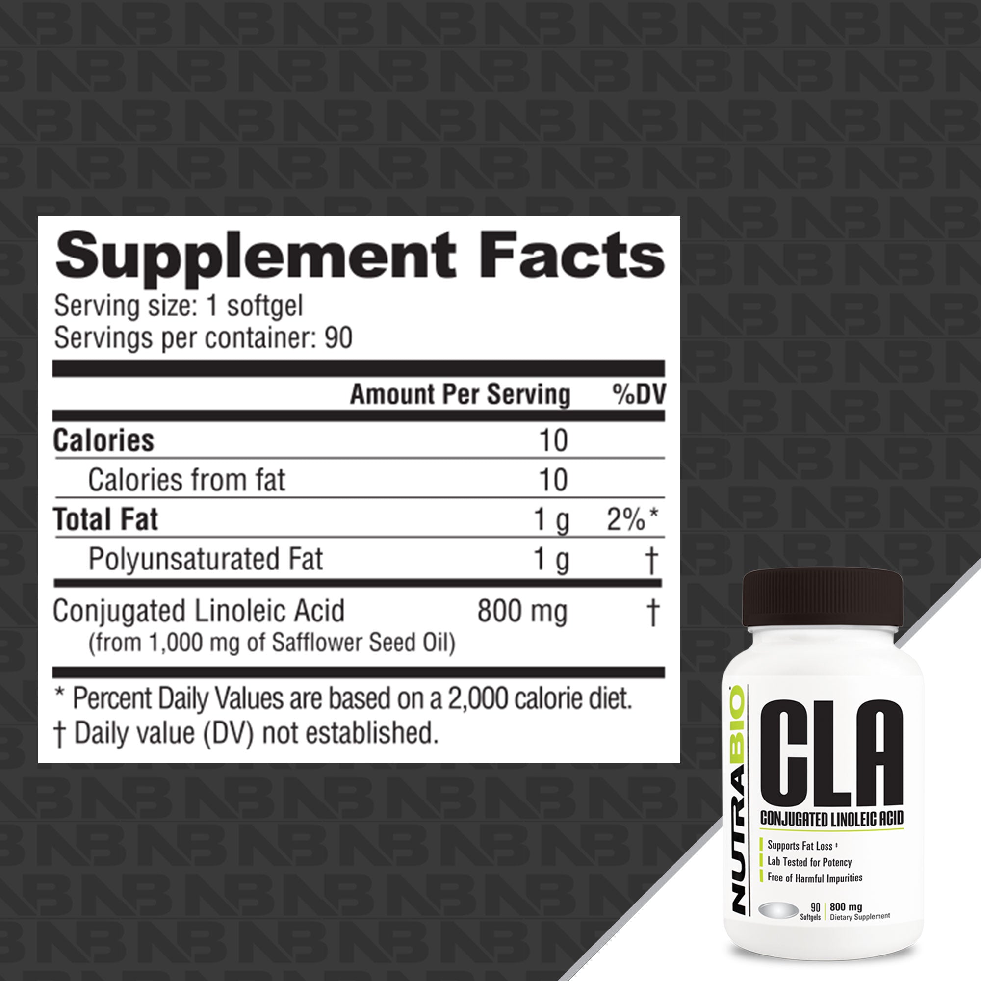 CLA (800mg) - 90 Softgels