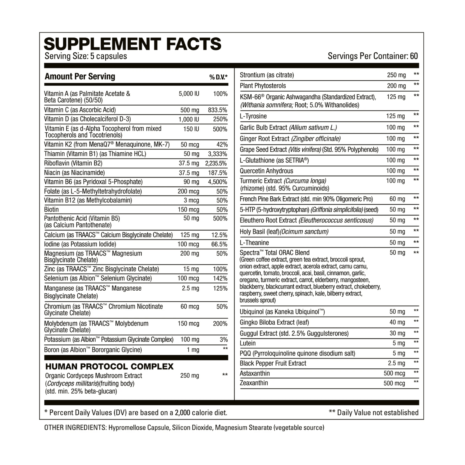 Vita HD Essential Multi-Vitamin - 60 Serving