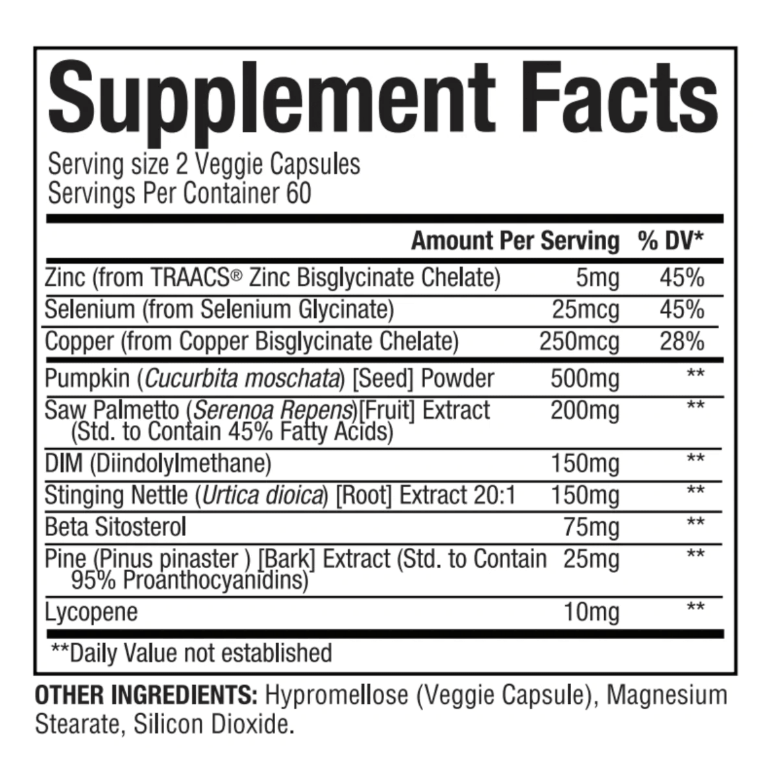 PROSTATE - 60 Serving - Competitive Edge Nutrition