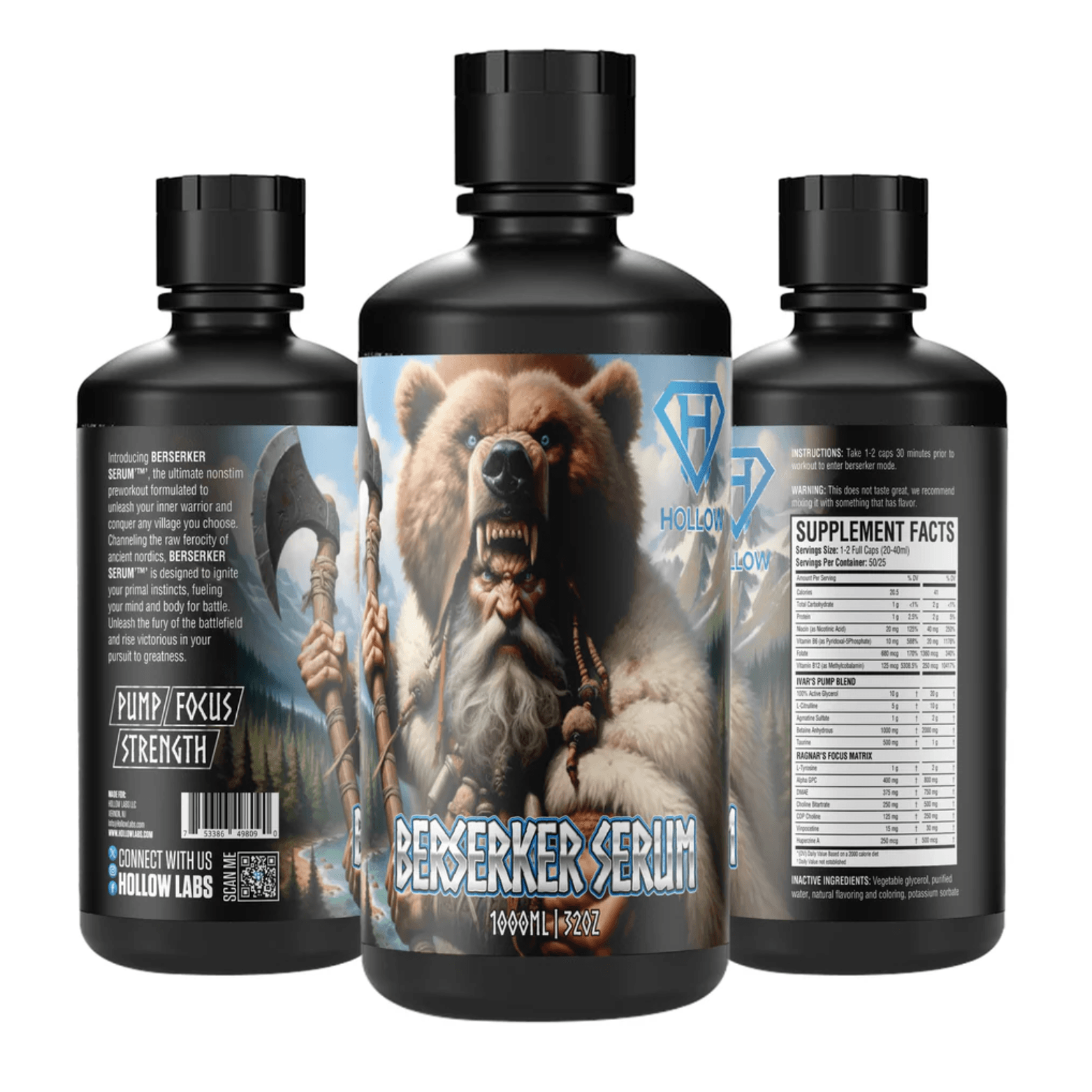 BERSERKER SERUM - 50/25 Serving - Competitive Edge Nutrition