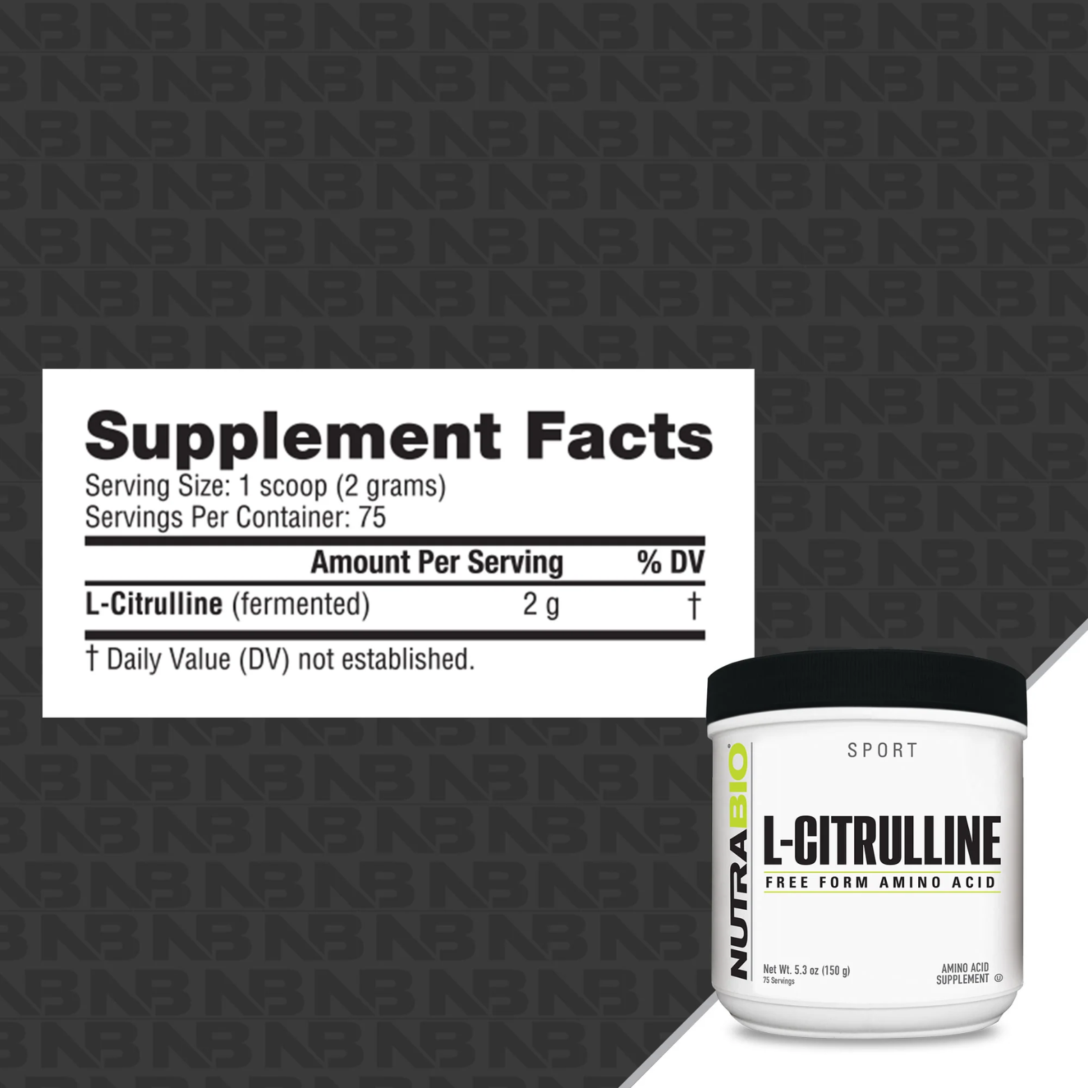 L-CITRULLINE POWDER (2,000 mg) - 75 Serving