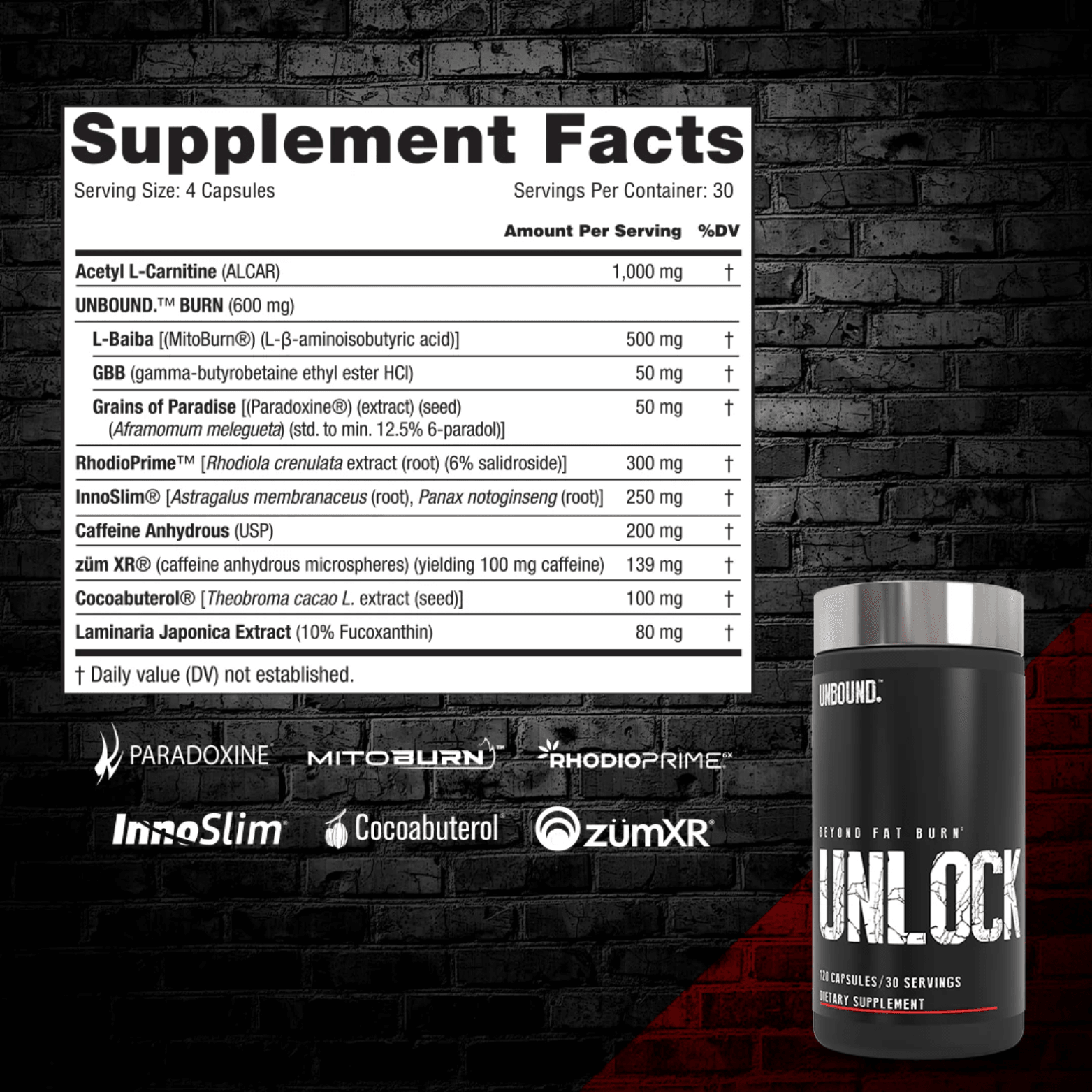 UNLOCK THERMAGENIC CAPS - 30 Serving - Competitive Edge Nutrition