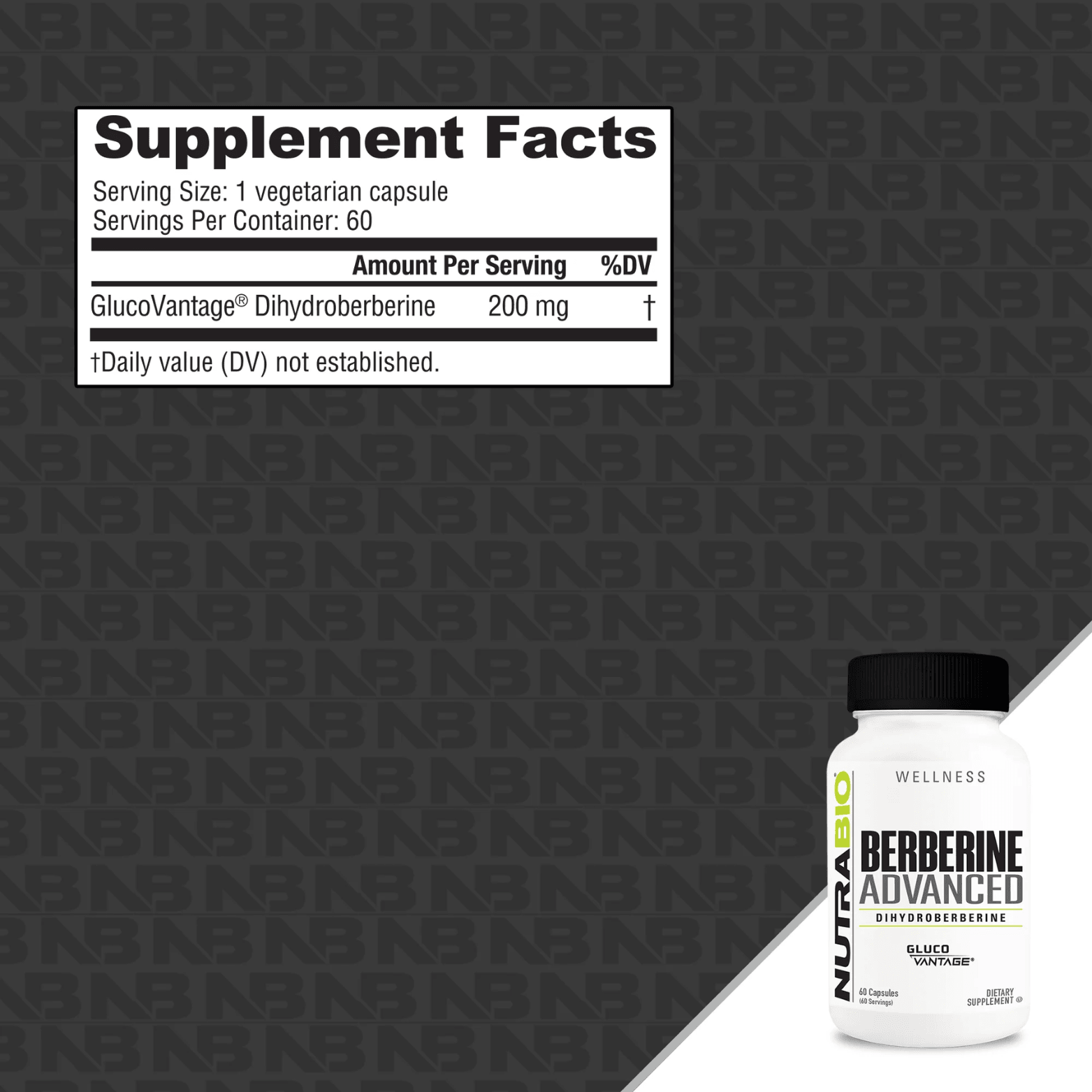 BERBERINE ADVANCED (2OO MG) - 60 Serving - Competitive Edge Nutrition