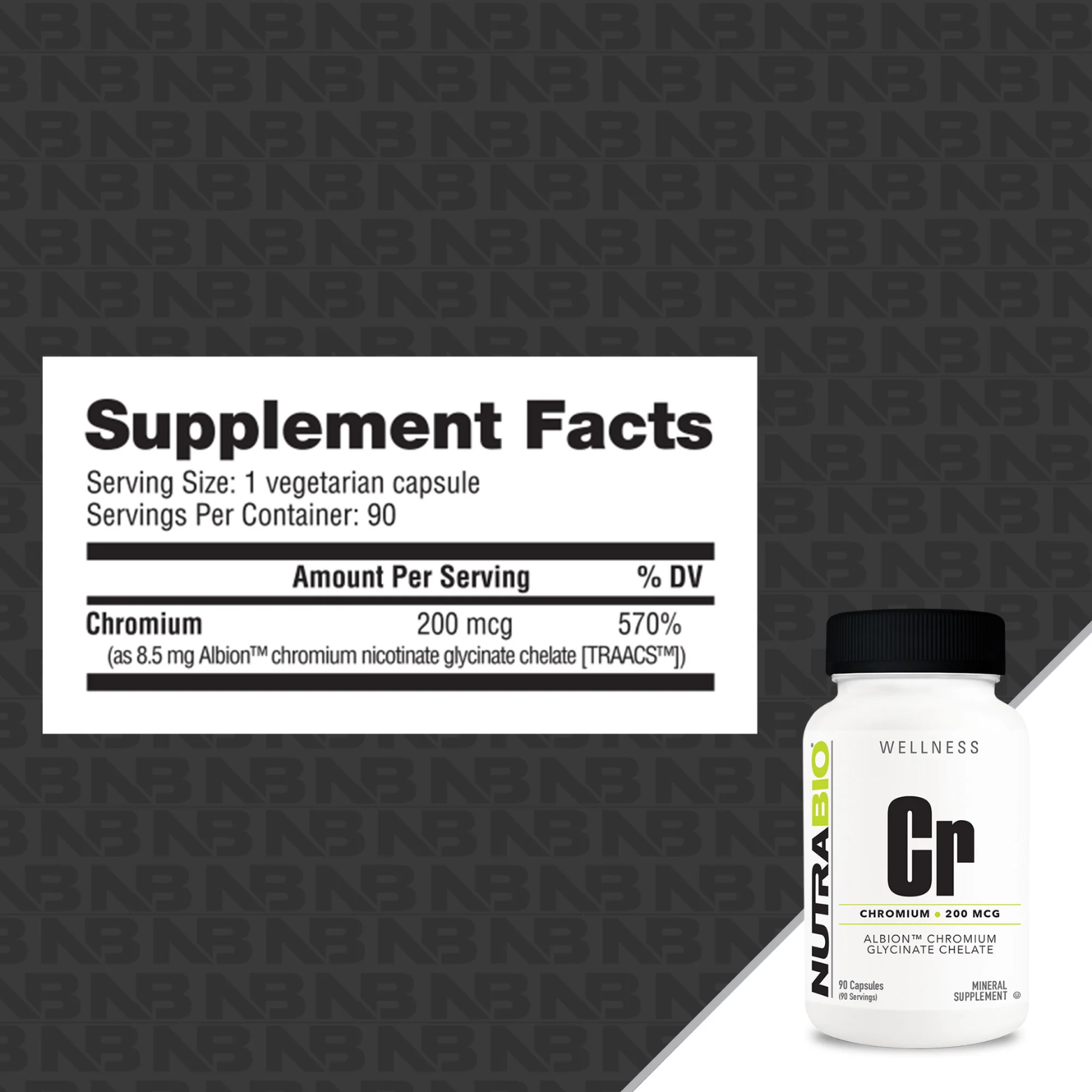 Chromium (200mcg) - 90 Serving