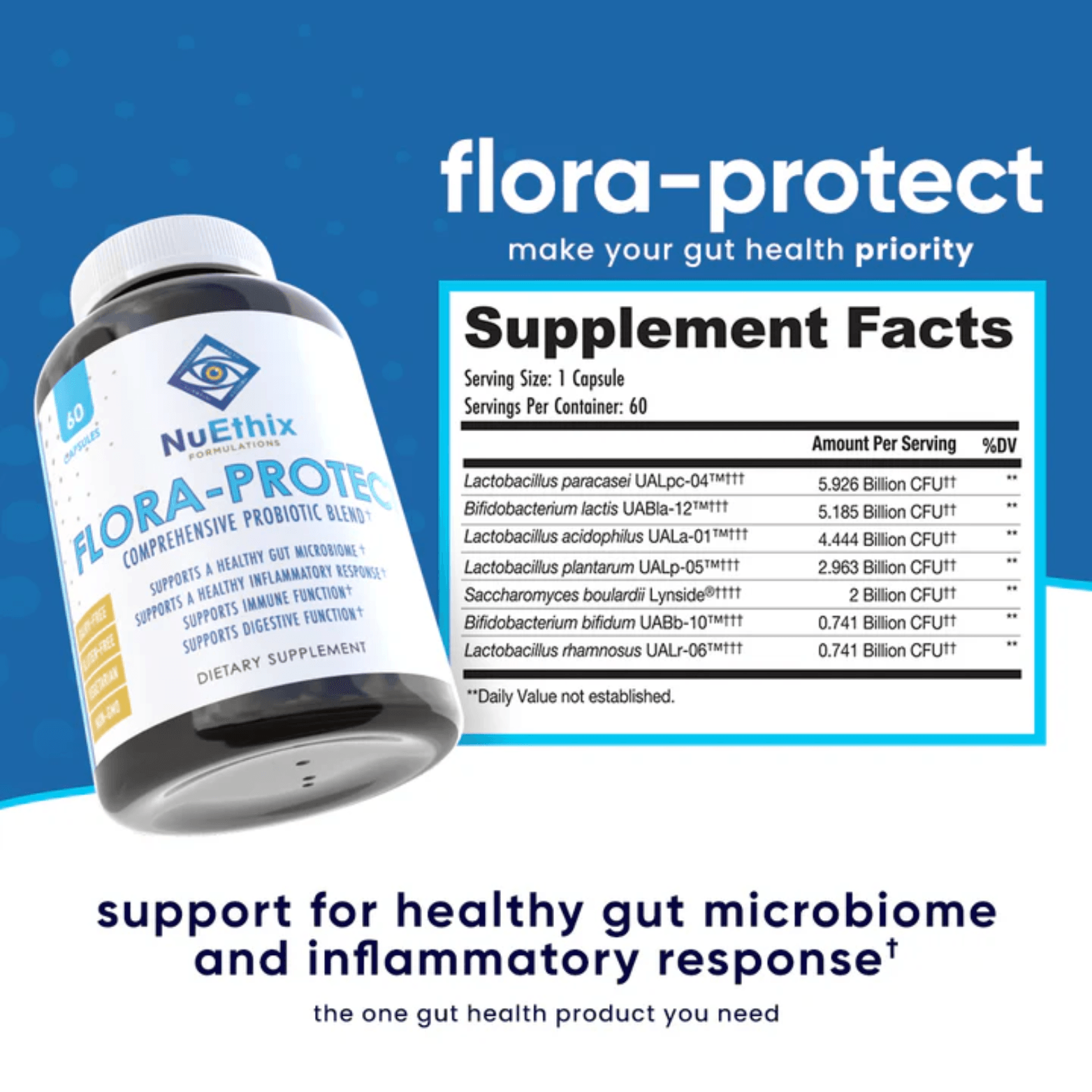 Flora Protect PROBIOTIC Blend - 60 Serving