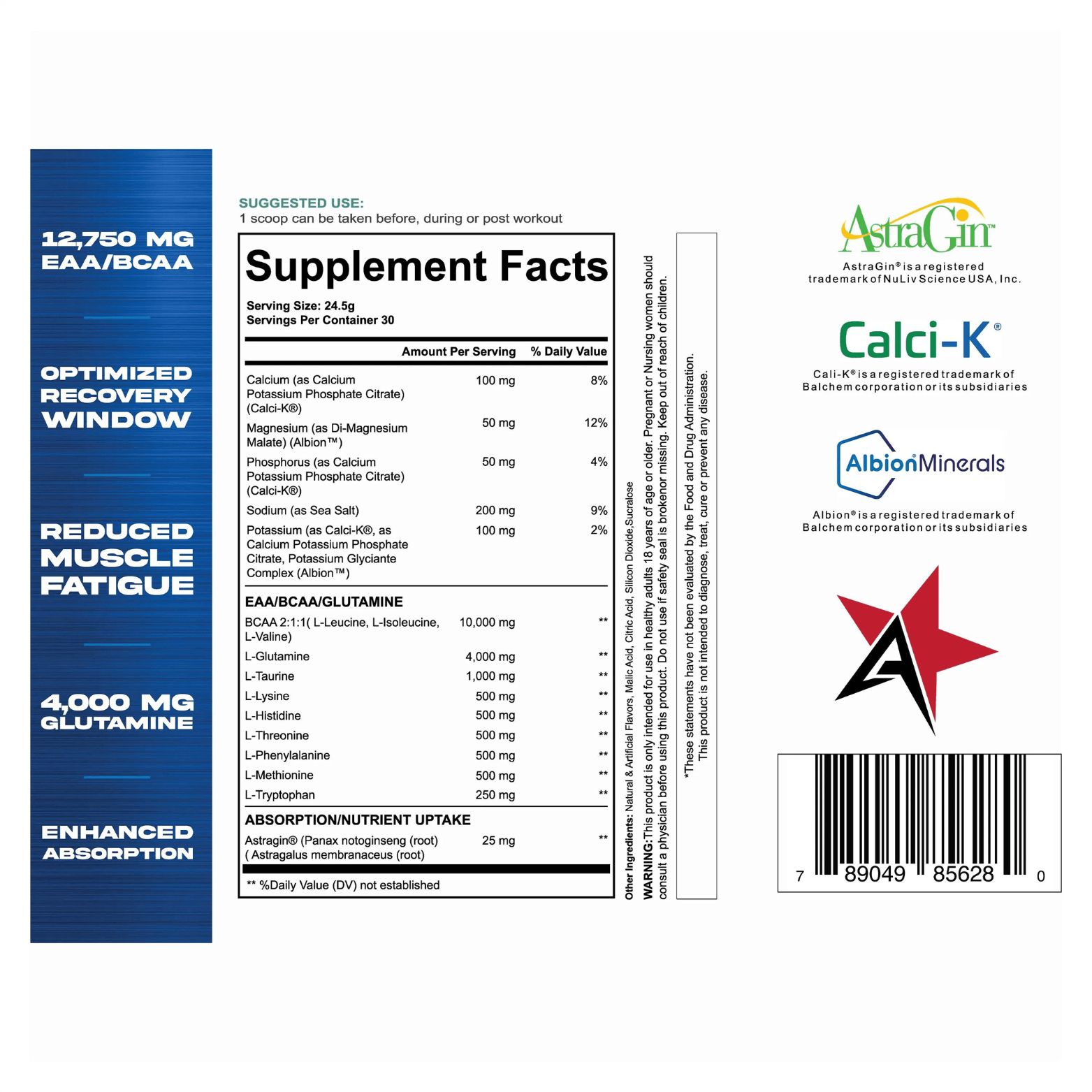 BCAA + EAA V2 - 30 Serving - Competitive Edge Nutrition