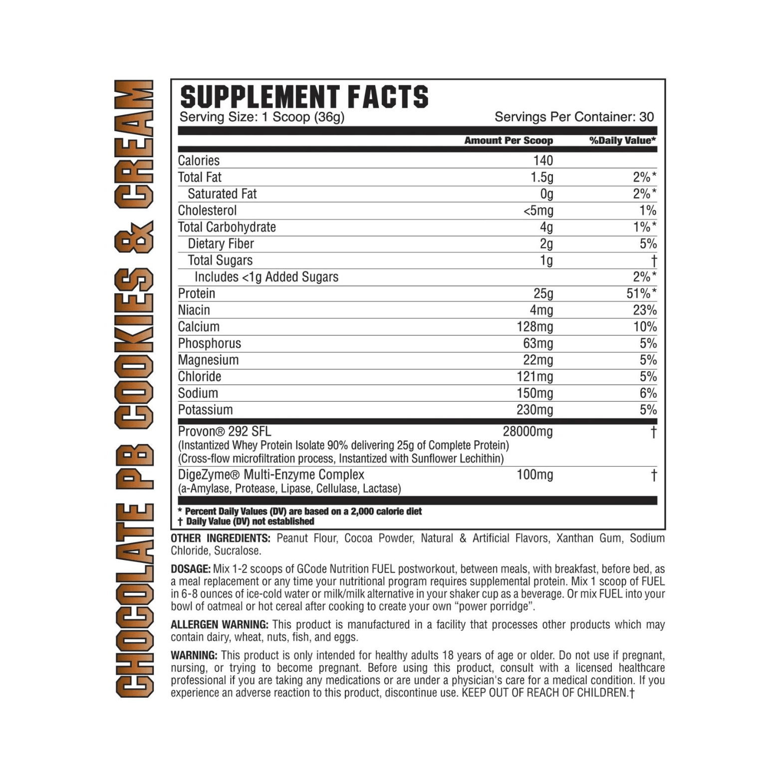 FUEL PREMIUM WHEY ISOLATE - 30 Serving - Competitive Edge Nutrition