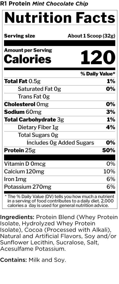 R1 PROTEIN - 28/30 serving - Competitive Edge Nutrition