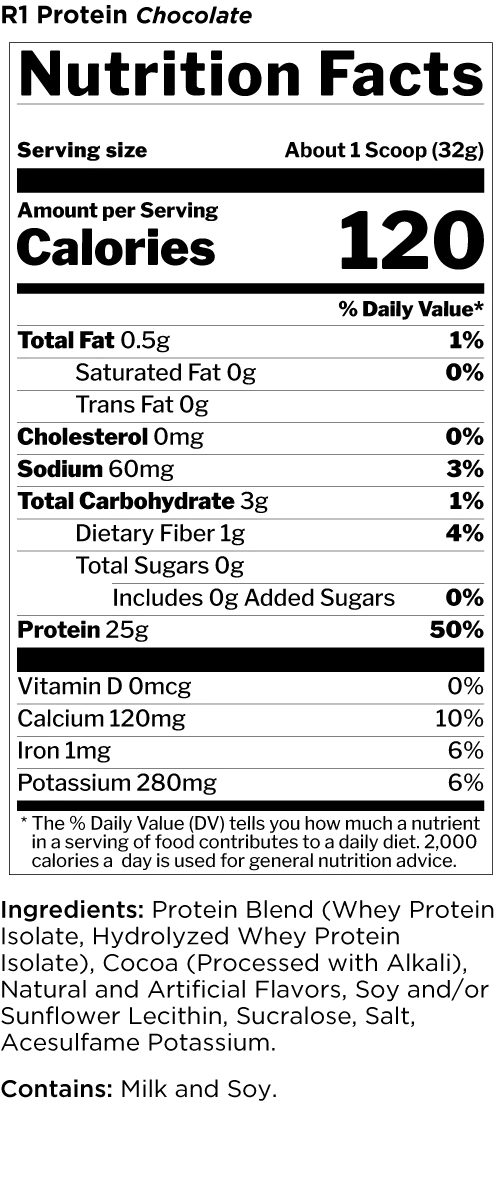 R1 PROTEIN - 28/30 serving - Competitive Edge Nutrition