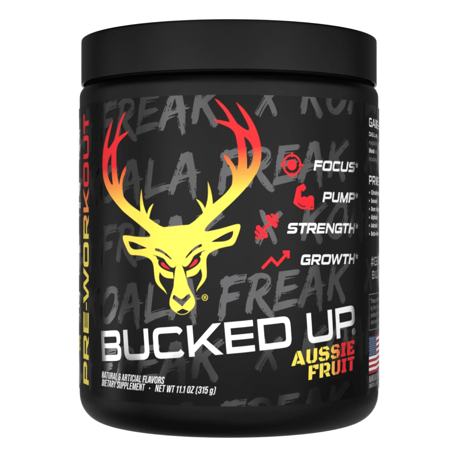 BUCKED UP PRE WORKOUT - 30 Serving - Competitive Edge Nutrition