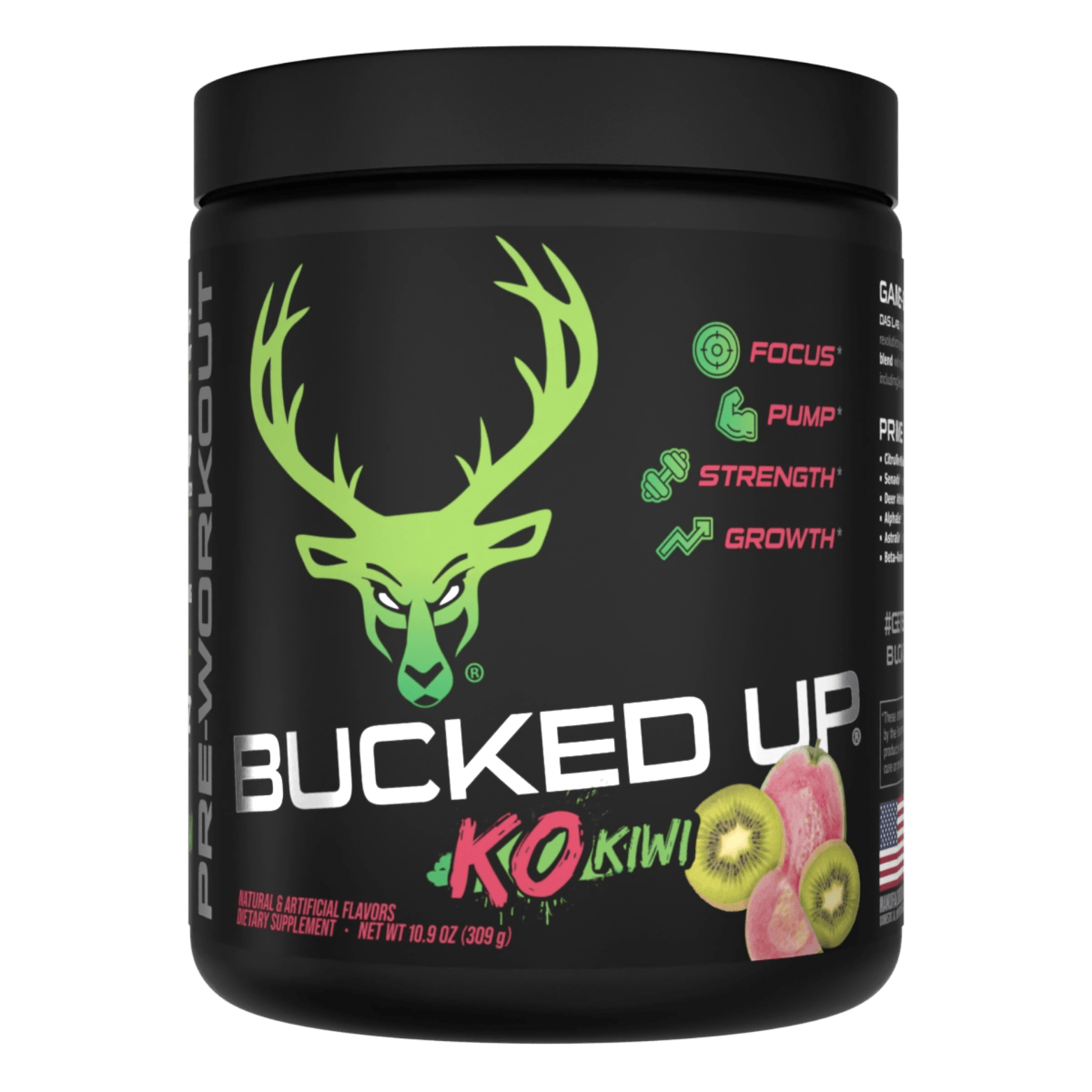 BUCKED UP PRE WORKOUT - 30 Serving - Competitive Edge Nutrition