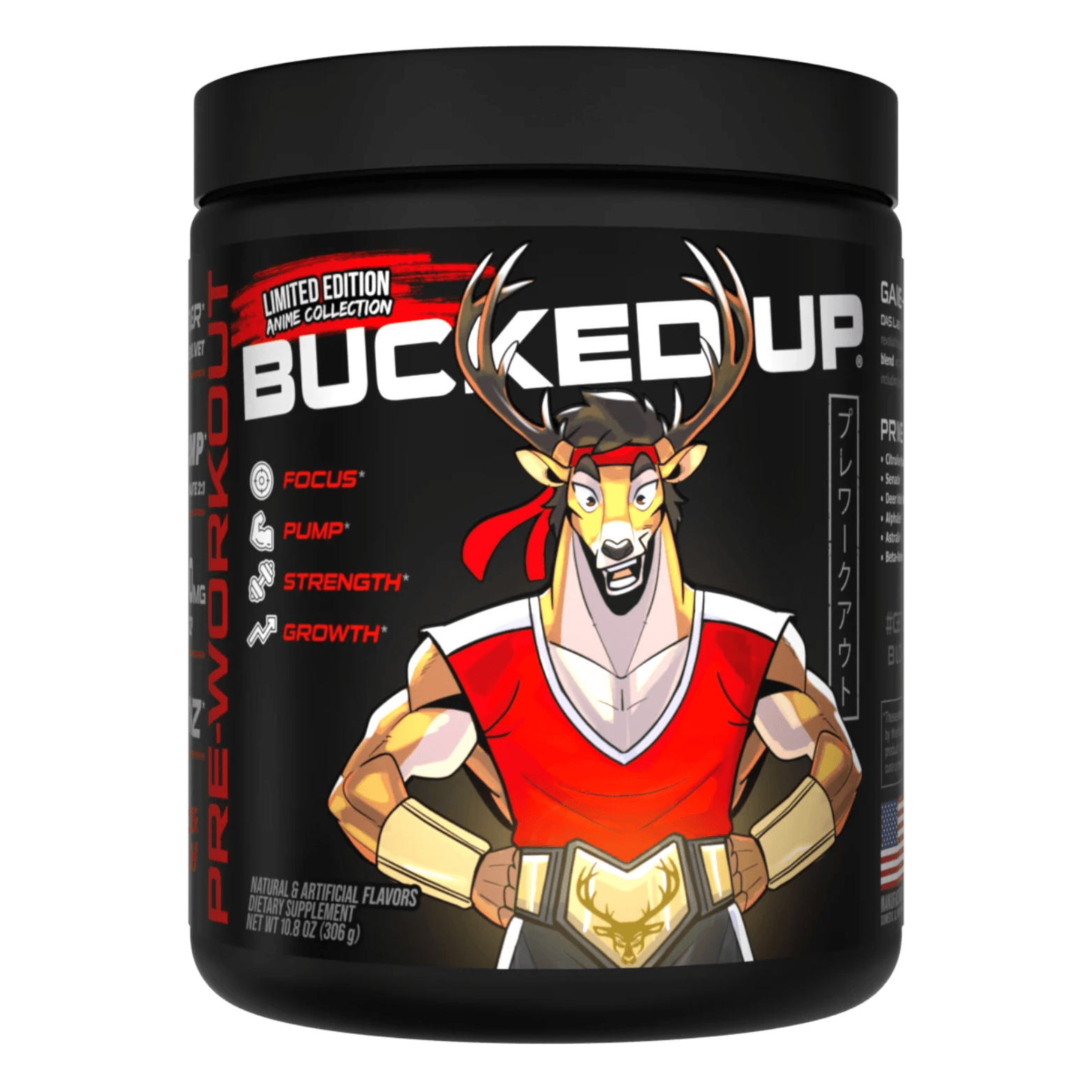 BUCKED UP PRE WORKOUT - 30 Serving - Competitive Edge Nutrition