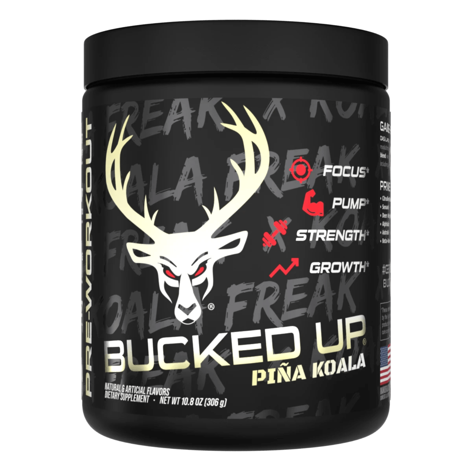 BUCKED UP PRE WORKOUT - 30 Serving - Competitive Edge Nutrition