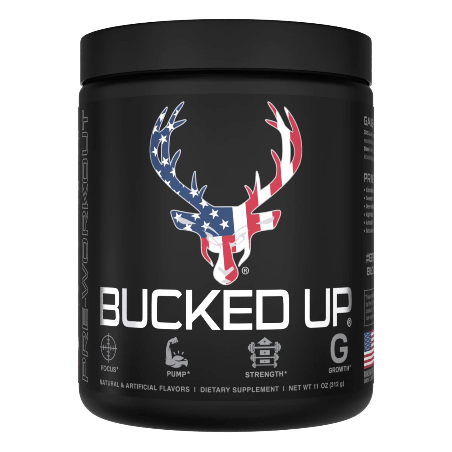 BUCKED UP PRE WORKOUT - 30 Serving - Competitive Edge Nutrition